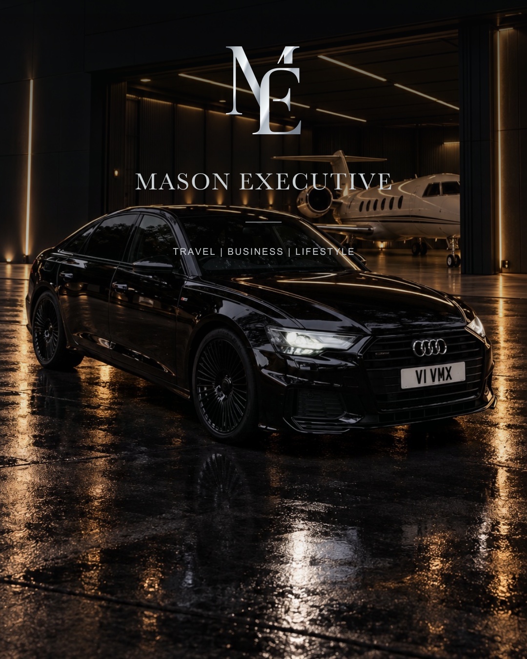 Maison Executive campaign — Obsidian Platinum · hangar