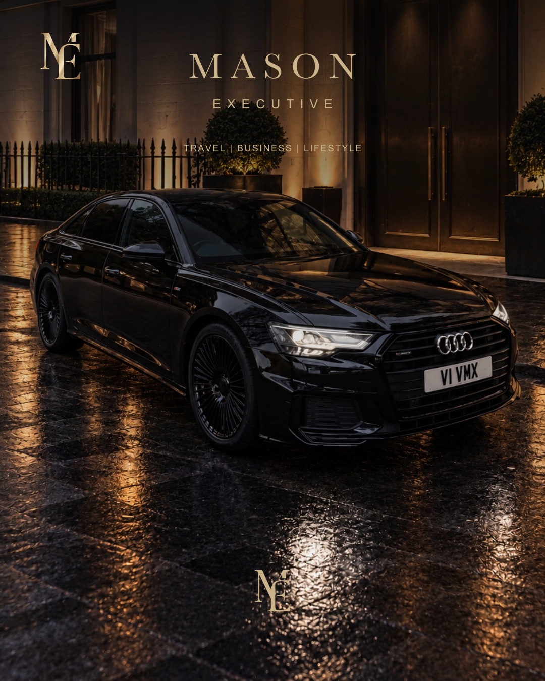 Maison Executive campaign — Noir Champagne · hotel